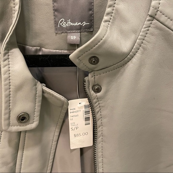Brand New Reitmans Leather Jacket - Picture 3 of 4